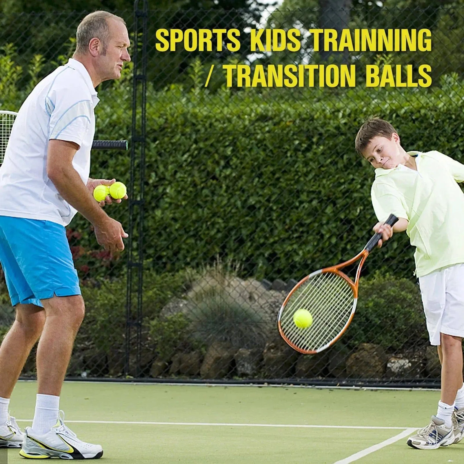 12 Packs Pressure Matching and Training Tennis Balls Natural Rubber Tennis Balls
