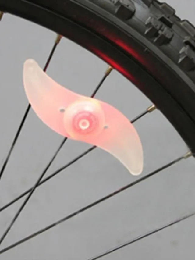 2pcs LED Bike Light Safety Light Wheel Lights Mountain Bike MTB Bicycle Cycling Waterproof Multiple Modes CR2032 Battery Cycling / Bike / IPX-4