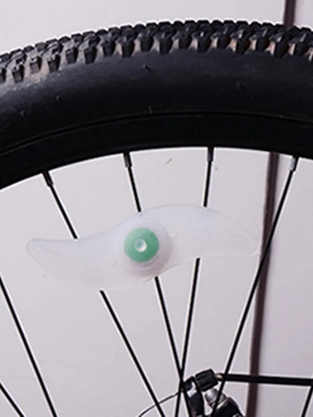 2pcs LED Bike Light Safety Light Wheel Lights Mountain Bike MTB Bicycle Cycling Waterproof Multiple Modes CR2032 Battery Cycling / Bike / IPX-4