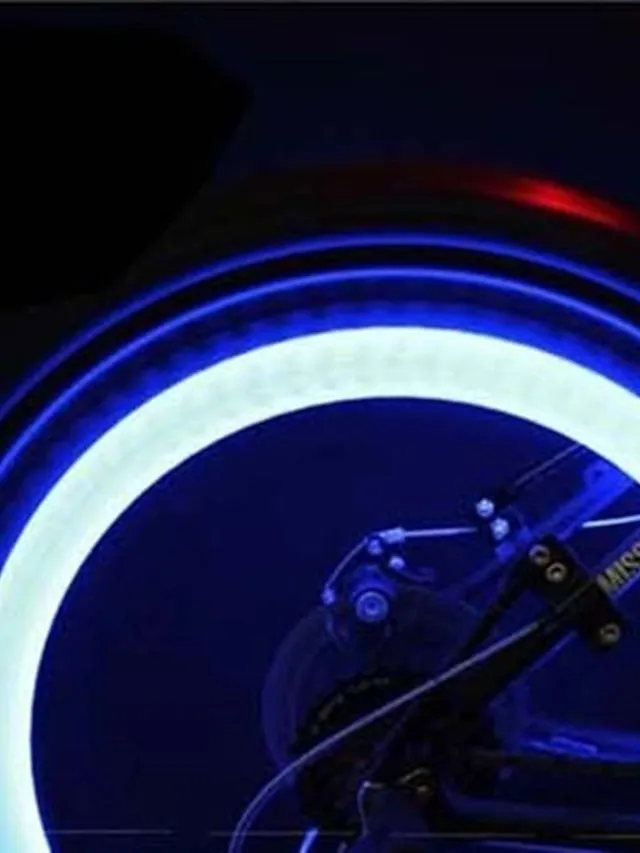 2pcs LED Bike Light Safety Light Wheel Lights Mountain Bike MTB Bicycle Cycling Waterproof Multiple Modes CR2032 Battery Cycling / Bike / IPX-4