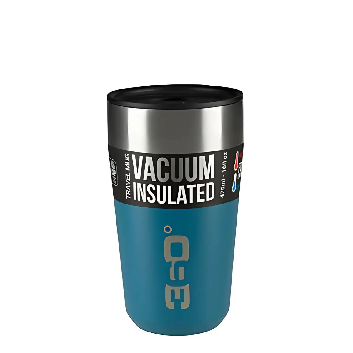 360° Vacuum Insulated Stainless Travel Mug - 475ml - Denim