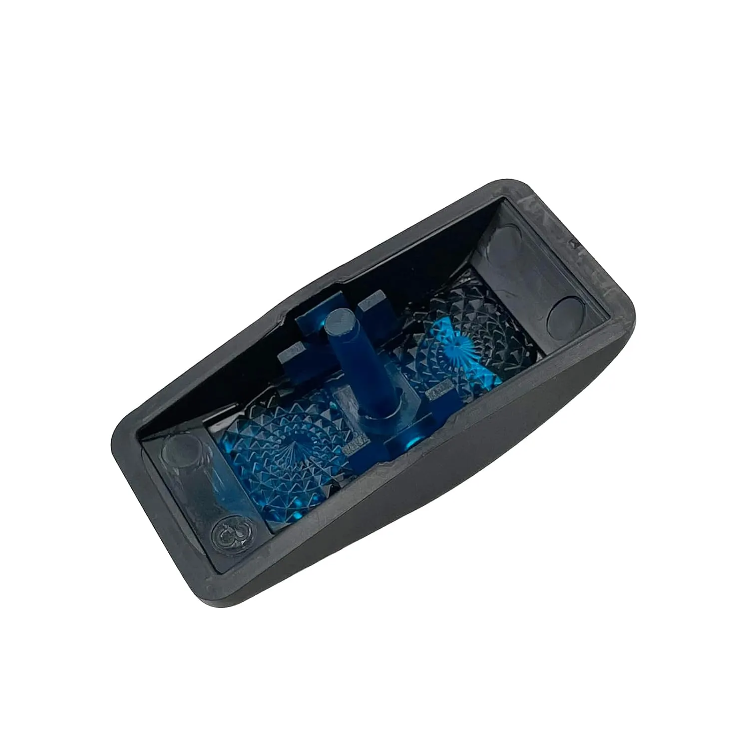 6 Pack Marine Boat Rocker Switch Cover Cap for Carling Actuator/Rocker Switch Dashboard (Blue Lens)