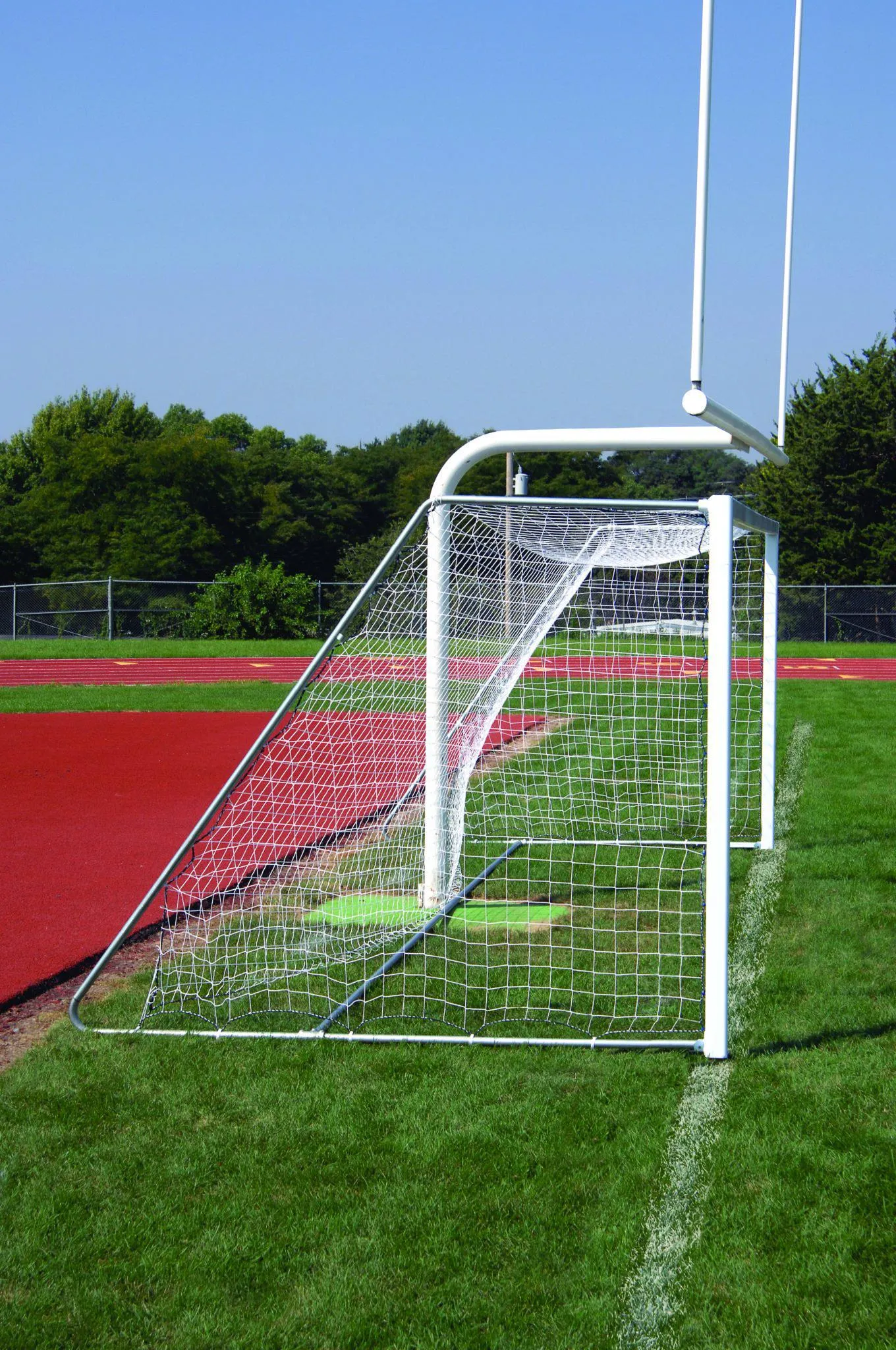 7' x 21' Bison 4" Square ShootOut Soccer Goals (pair)