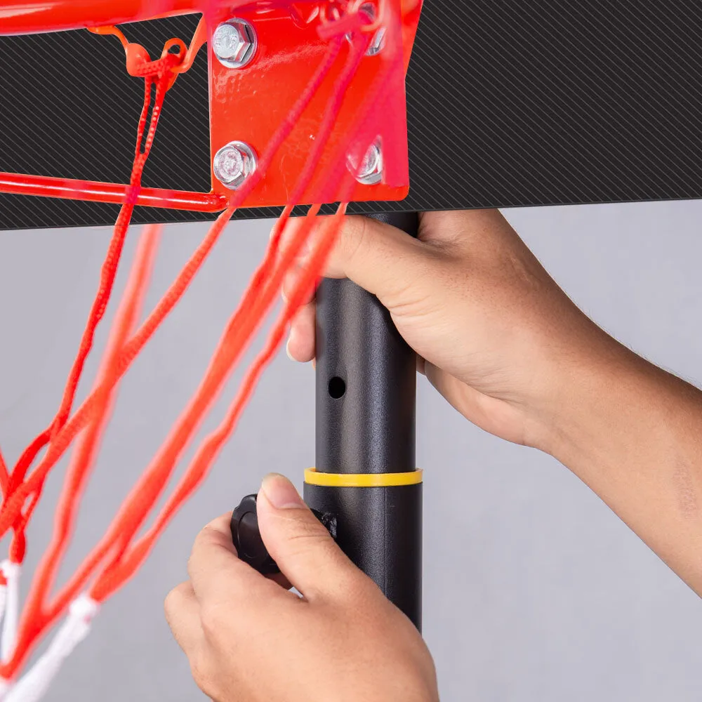Adjustable Basketball Hoop Stand, Steel Frame, Portable - Dr.Dunk