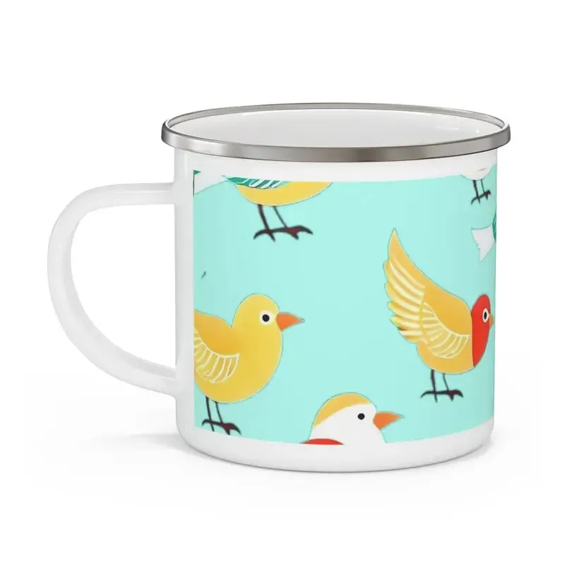 Adventure-ready Enamel Camping Mug for Outdoor Fun