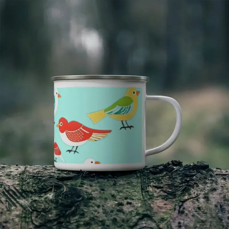 Adventure-ready Enamel Camping Mug for Outdoor Fun