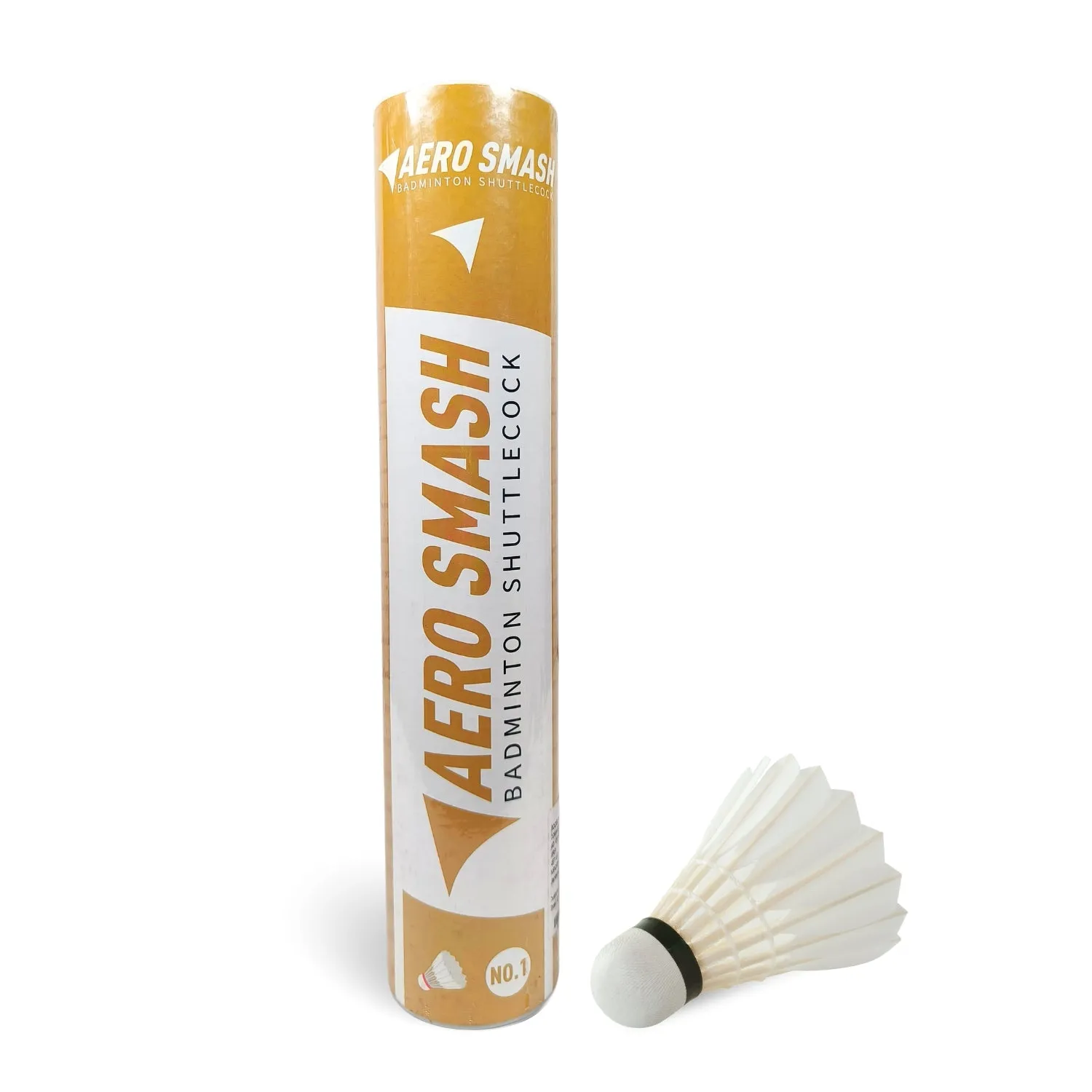 Aero Smash NO. 1 Badminton Feather Shuttlecock, Speed 77