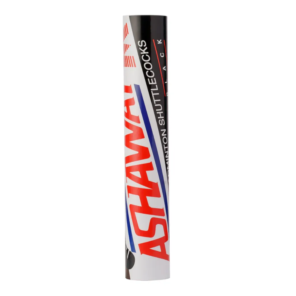 ASHAWAY SHUTTLECOCK BLACK (FEATHER)