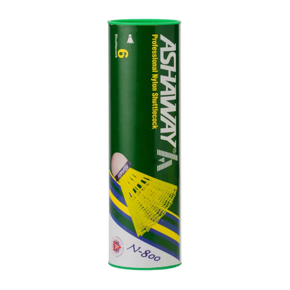 ASHAWAY SHUTTLECOCK N-800 NYLON BADMINTON (PACK OF 5)