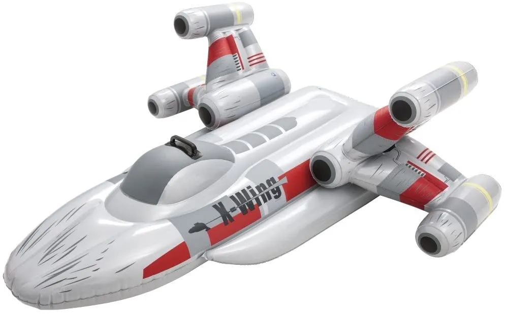 Bestway Star Wars X-Fighter Inflatable Rider Toy - White