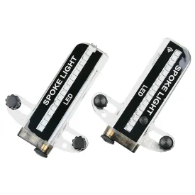 Bicycle Spoke Lights IP55 Water Resistant Bike Wheel Lights for 20'' and Above Bikes With Standard Spokes