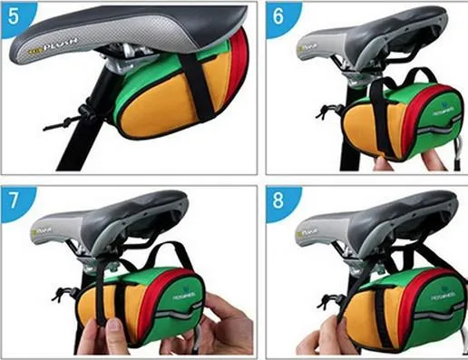 Bike Seat Pouch With Reflective Strip