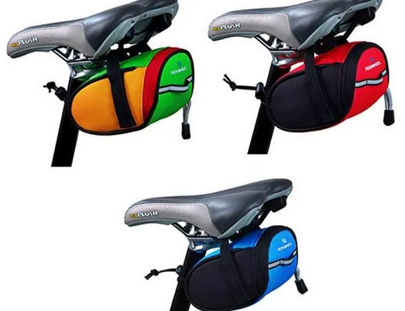 Bike Seat Pouch With Reflective Strip