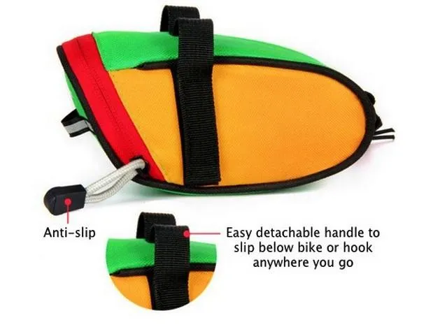 Bike Seat Pouch With Reflective Strip