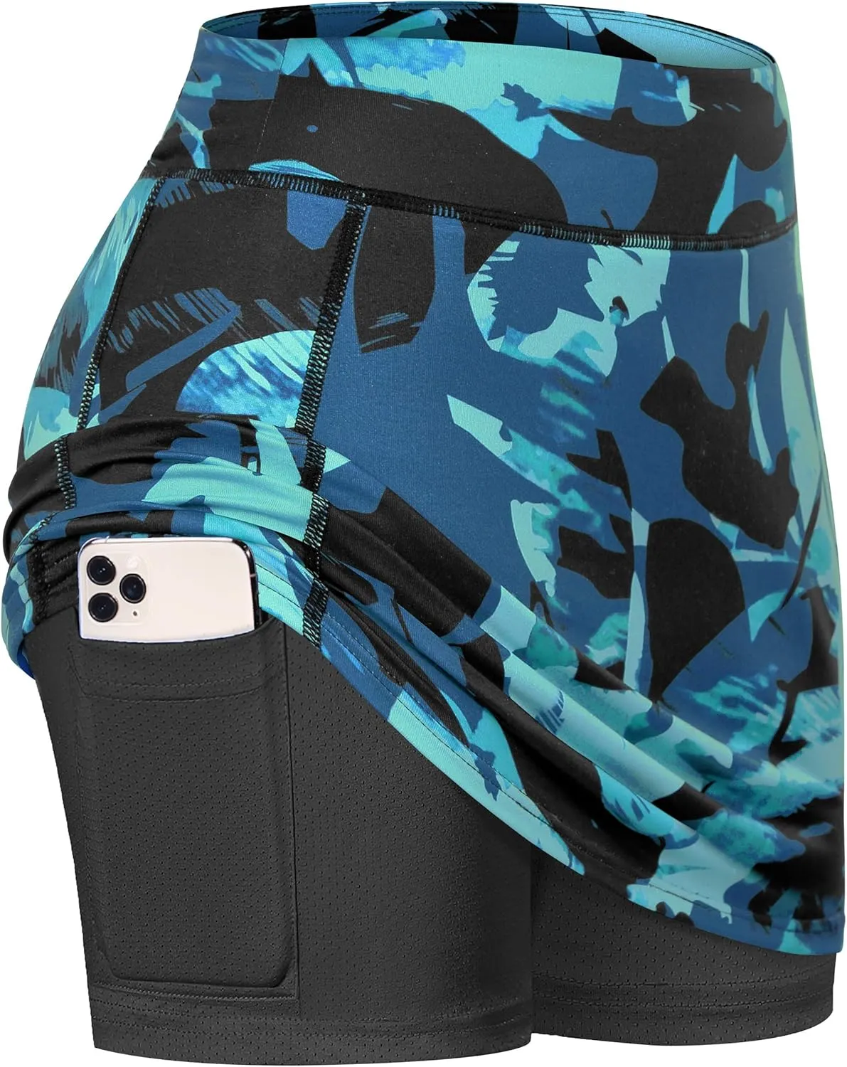 BLEVONH Womens Summer Tennis Skirts with Shorts Underneath, Pickleball, Athletic, Workout and Golf Skorts with Pockets