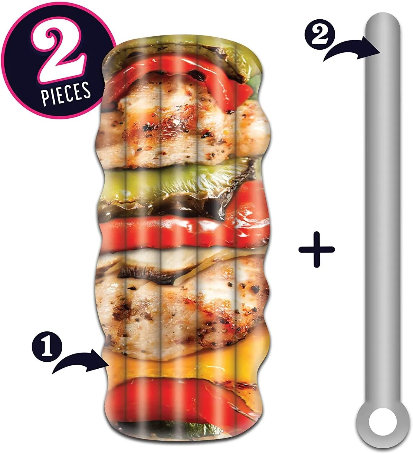 Chicken Shish Kebab Float & Noodle 2-in-1 Pool Floats Raft Tube Inflatable Mighty Mojo