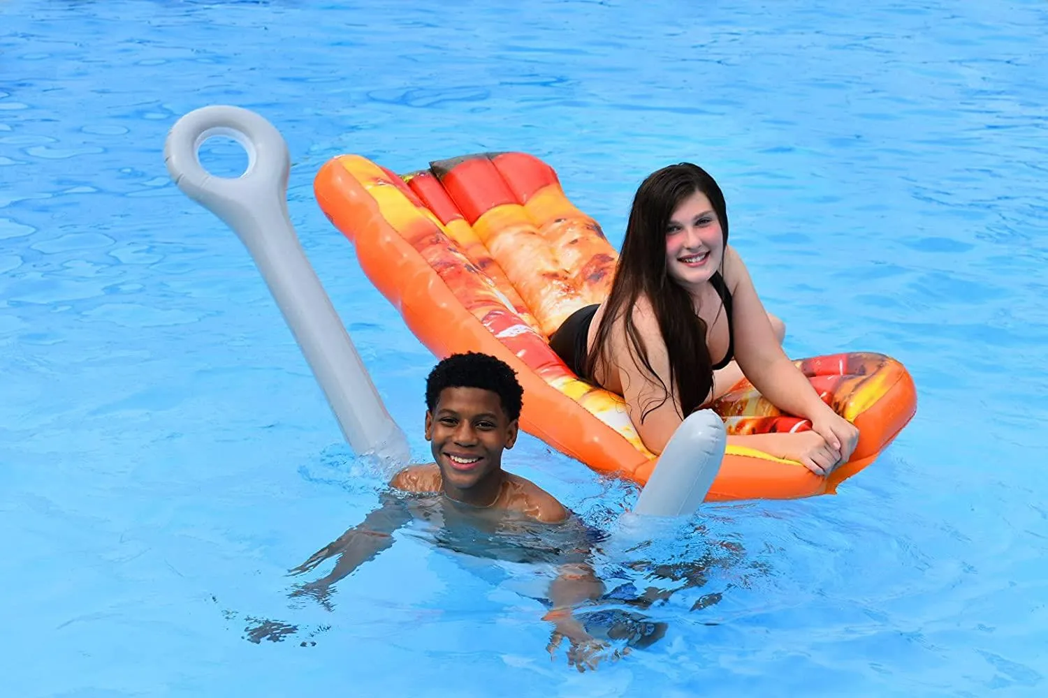 Chicken Shish Kebab Float & Noodle 2-in-1 Pool Floats Raft Tube Inflatable Mighty Mojo