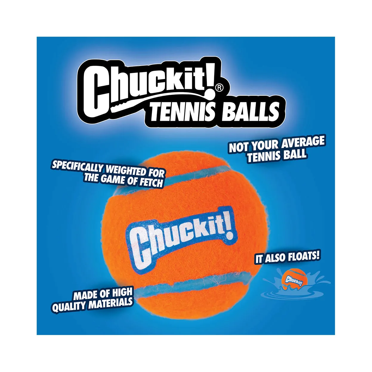 Chuckit! Tennis Balls Small - 2 Pack (Sleeve)