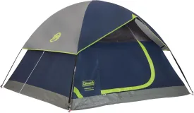 Coleman Sundome 3-Person Tent with Rainfly, Weatherproof Tent Sets Up in 10 Mins