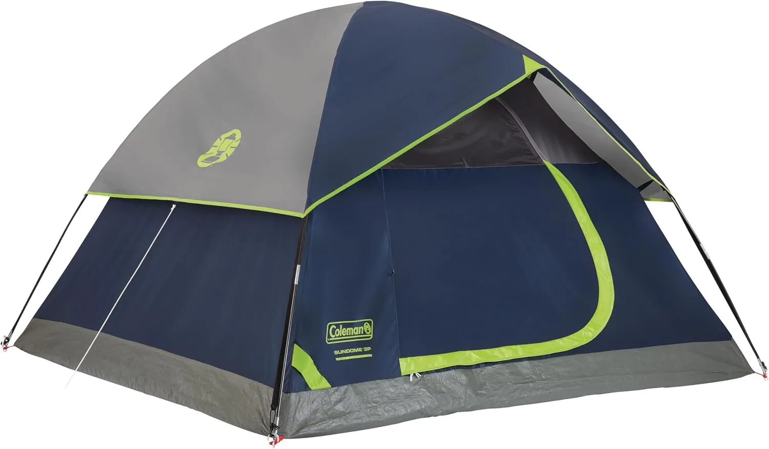 Coleman Sundome 3-Person Tent with Rainfly, Weatherproof Tent Sets Up in 10 Mins