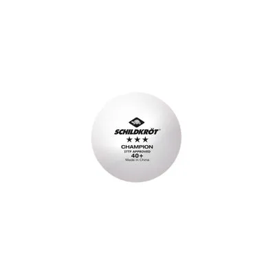 Donic-Schildkort 3-Star Champion ITTF White poly 40  (M608540) Table Tennis Ball (3pcs)