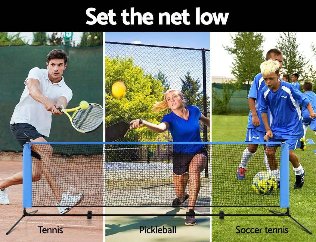 Everfit 4m Badminton Tennis Net Portable Volleyball Kit Adjustable Height