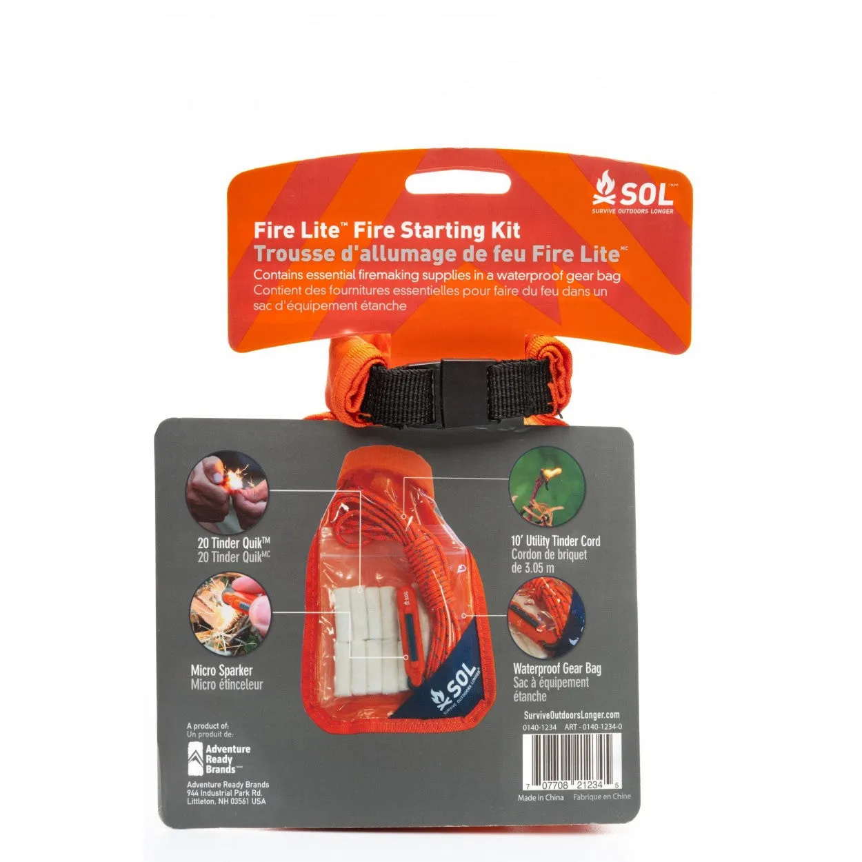 Fire Lite Kit in Dry Bag