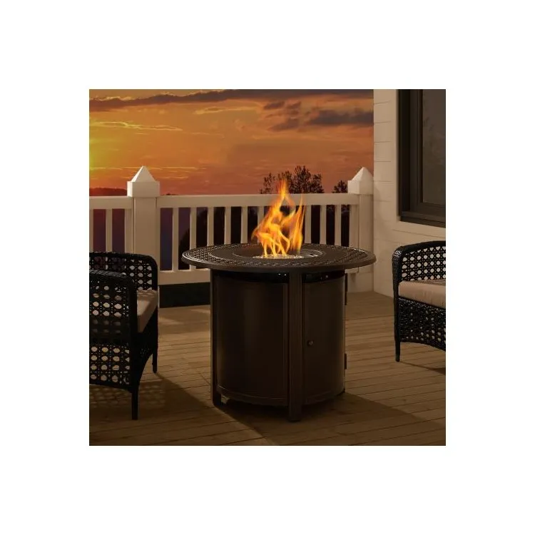 Franklin Round Aluminum LPG Fire Pit