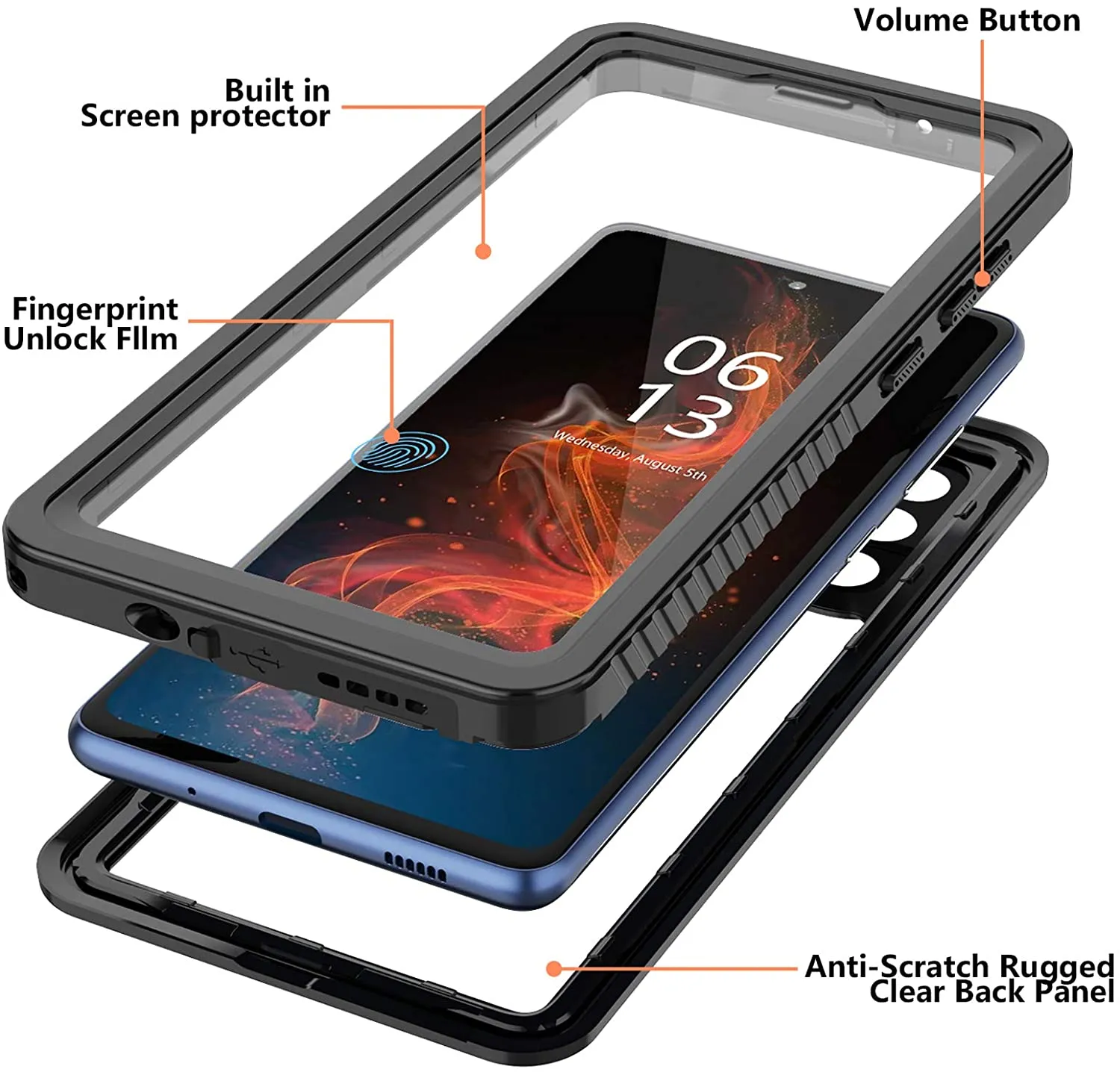 Galaxy S20 FE Waterproof Case | S20 FE Heavy Duty Waterproof Case