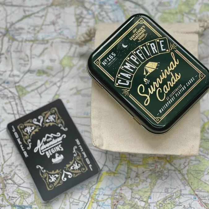 Gentlemen's Hardware Campfire Survival Cards