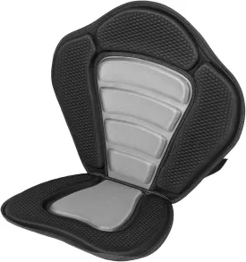Heavy Duty Padded Kayak Seat, Boat Seat Seat Canoe Seat with Detachable Back Bag, Comfortable Backrest Support Universal Sit for Kayaking Canoeing Rafting Fishing