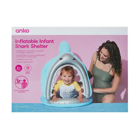 Inflatable Infant Shark Shelter