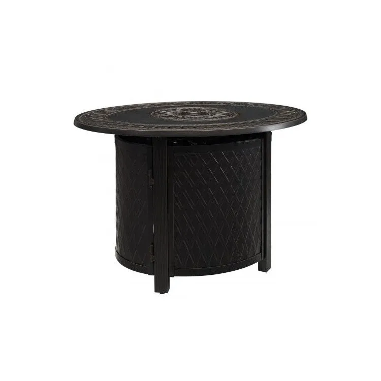 James Oval Aluminum LPG Fire Pit