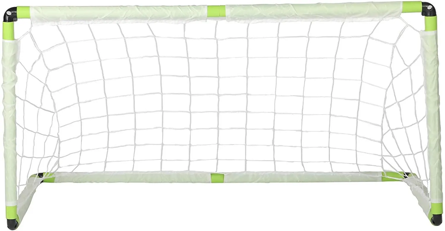 Kids Soccer Goal Portable Football Practice Net with Carry Bag and 4 Ground Stakes for Games and Training,48 x 24 x 24 inches