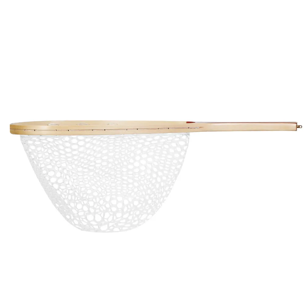 Kylebooker FN007 Fly Fishing Landing Net Soft Rubber Mesh Trout Net Catch and Release Net