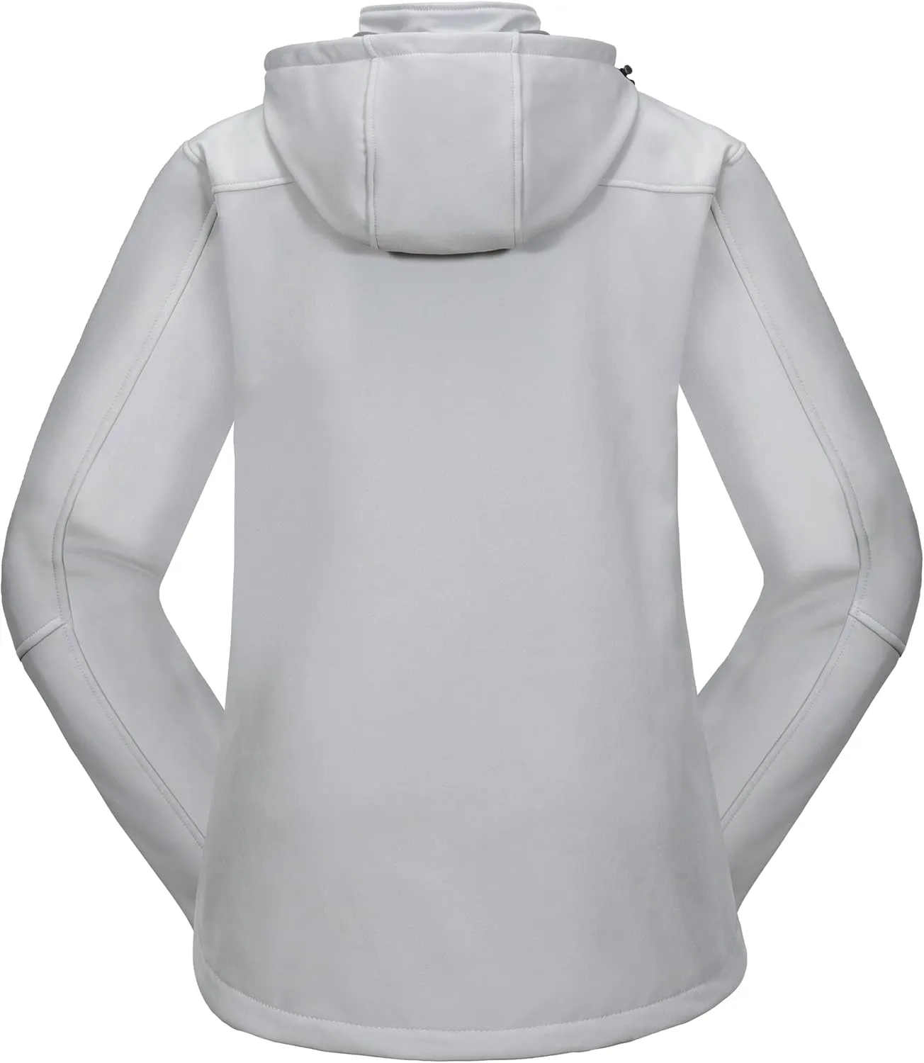 Little Donkey Andy Womens Softshell Jacket, Ski Snowboarding Jacket with Removable Hood, Fleece Lined