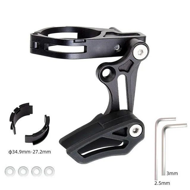MTB Bike Chain Guide Drop Catcher 27.2-34.9 Clamp E Type Mount Adjustable For Mountain Bicycle Single Chainwheel Crank 1x System
