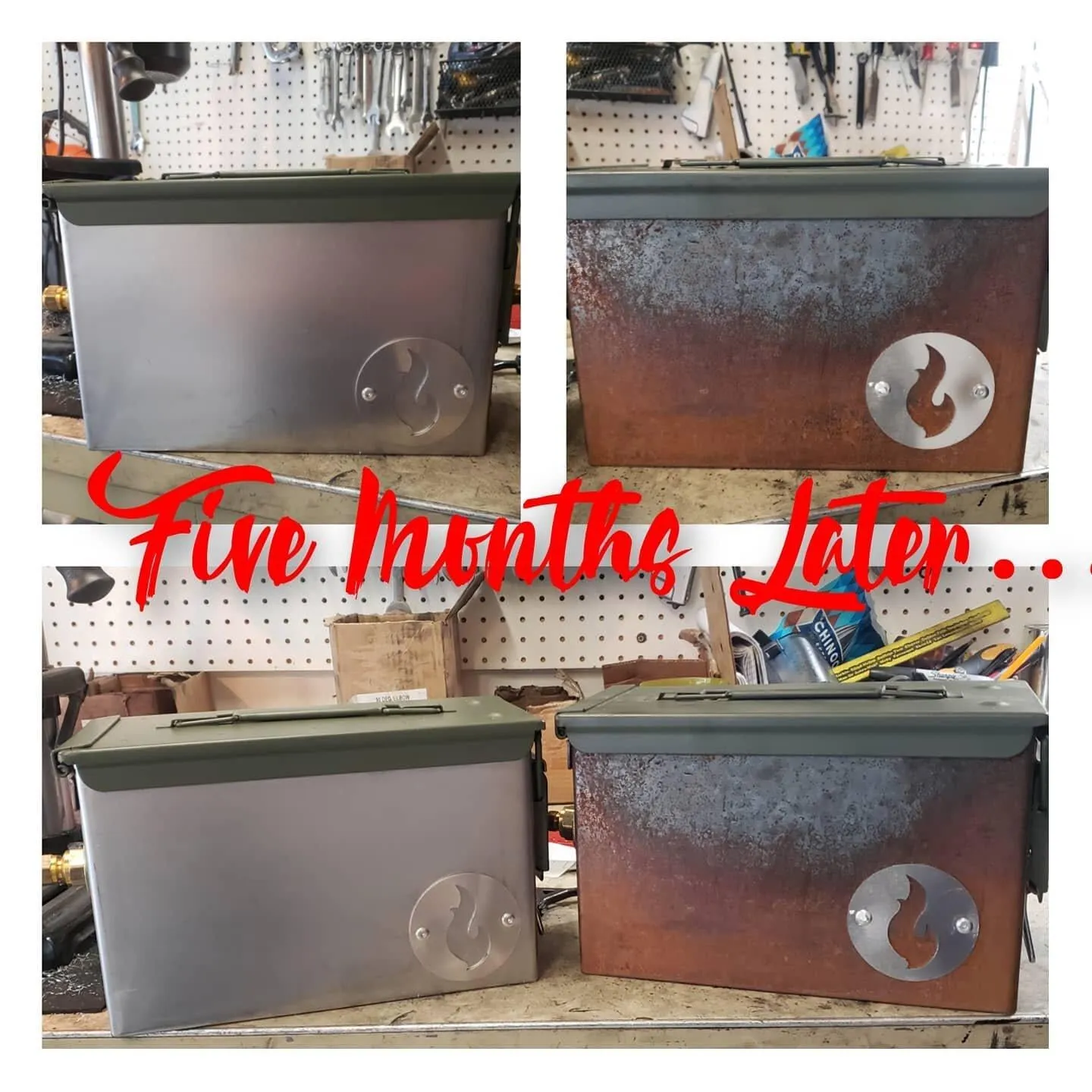 Naked LavaBox Combo: Unpainted LavaBox, Grill/Stand, and Carry Case