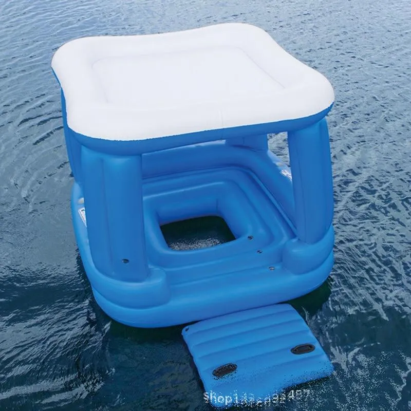 Party for 4 Floating Island Inflatable Pool Island Float