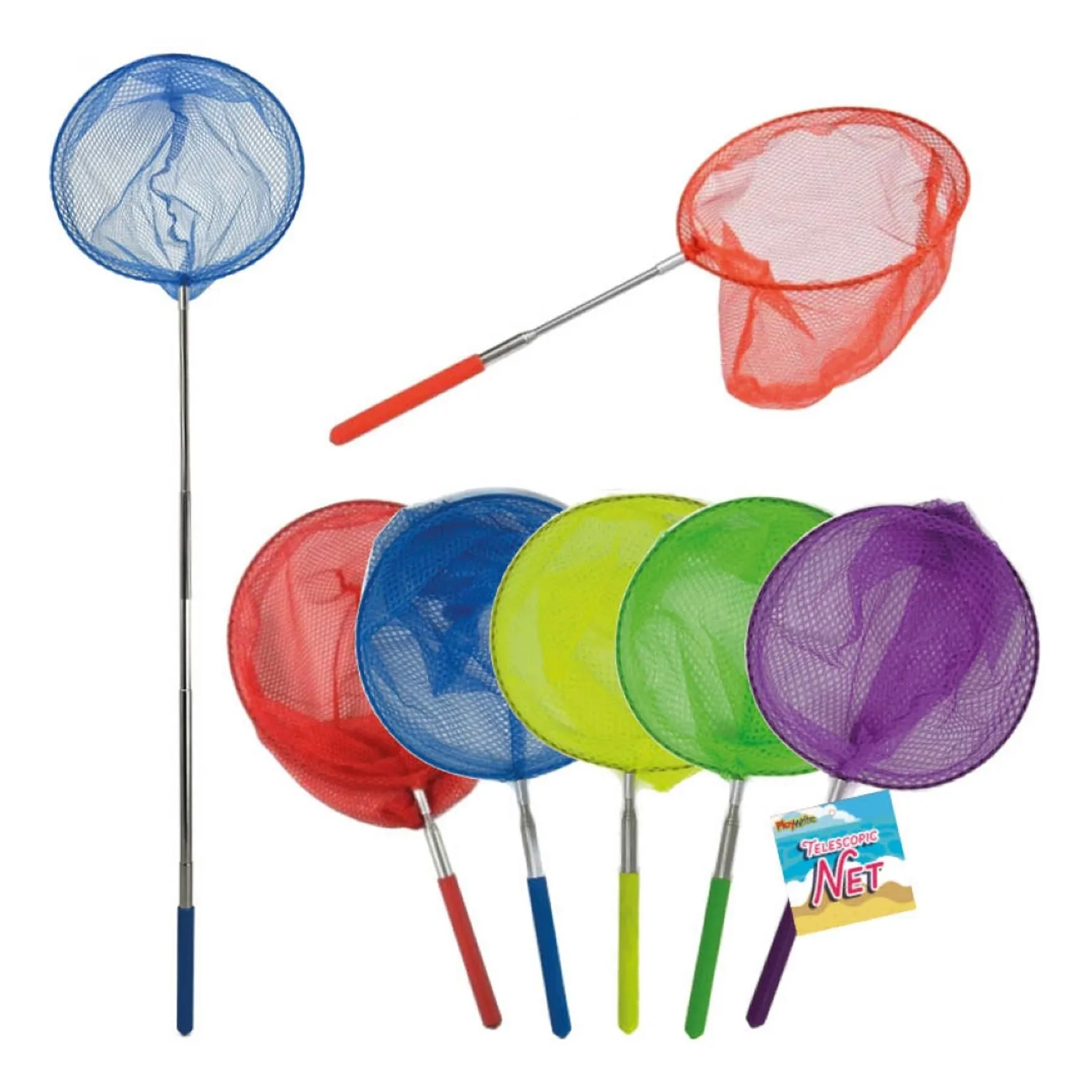 Playwrite Telescopic Fishing Net Assorted