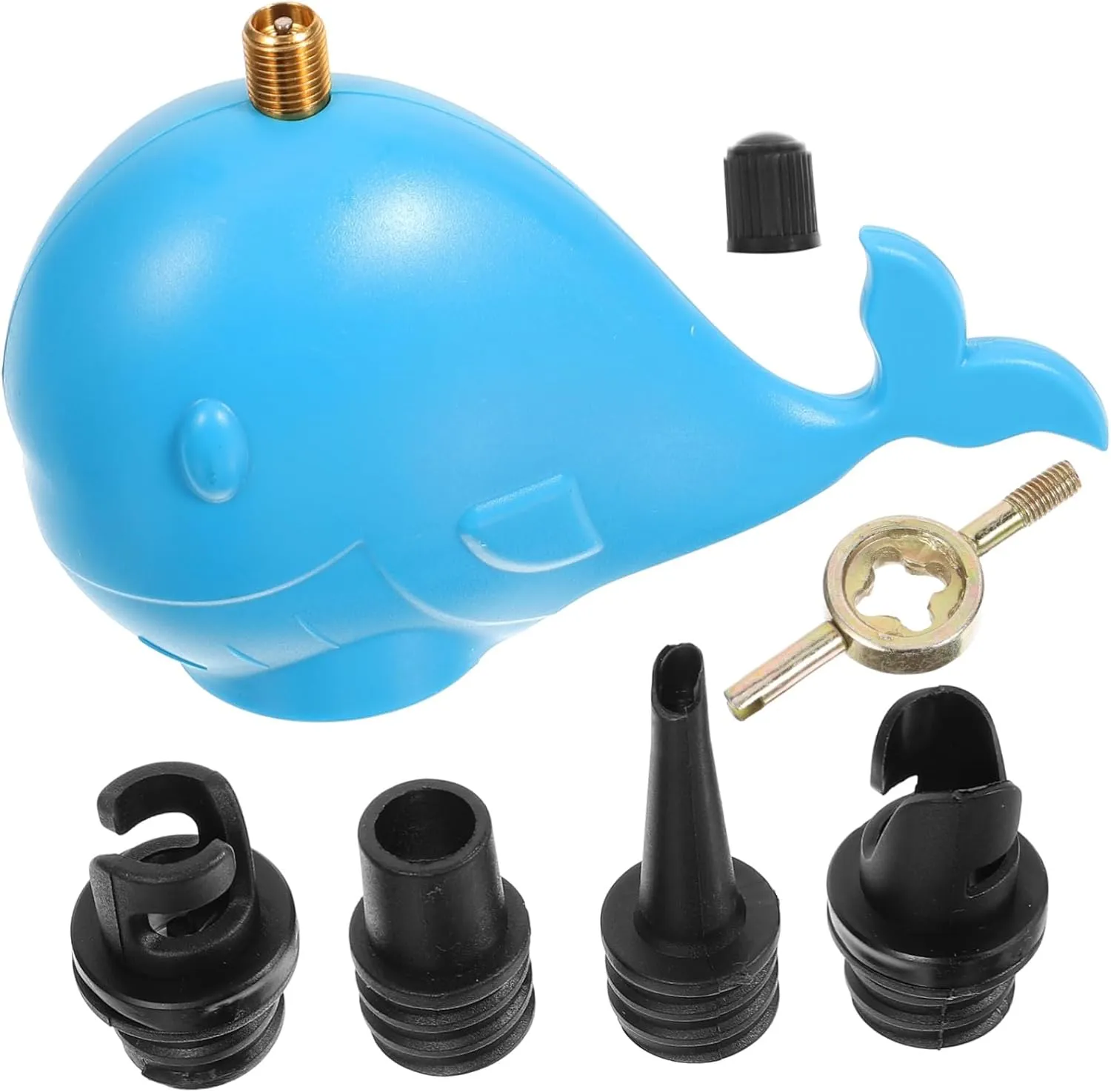 Portable Paddle Board Kayak Air Pump Adapter 6pc Inflatable Valve Converter Set