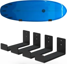 Poskad Surfboard Wall Mount RackMinimalist Surf Board Hangers for Wall Display Mount Storage(Screws Included).