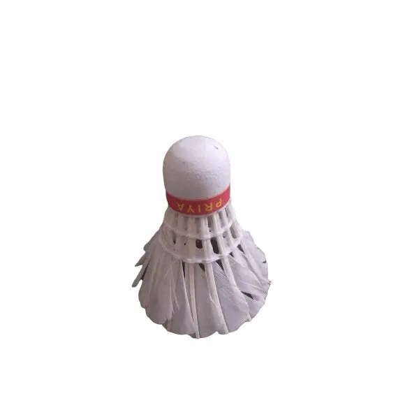 Priya Badminton Feather Shuttlecock(Pack of 10)