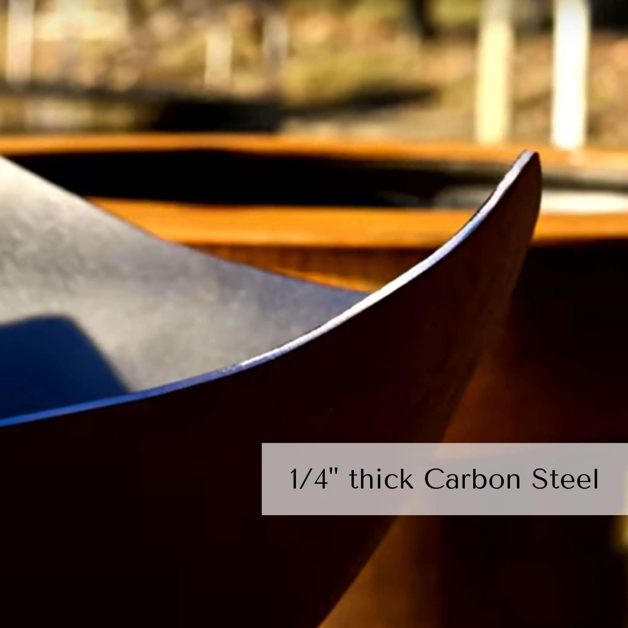"Africa's Big Five" Gas Fire Pit in Steel - Fire Pit Art