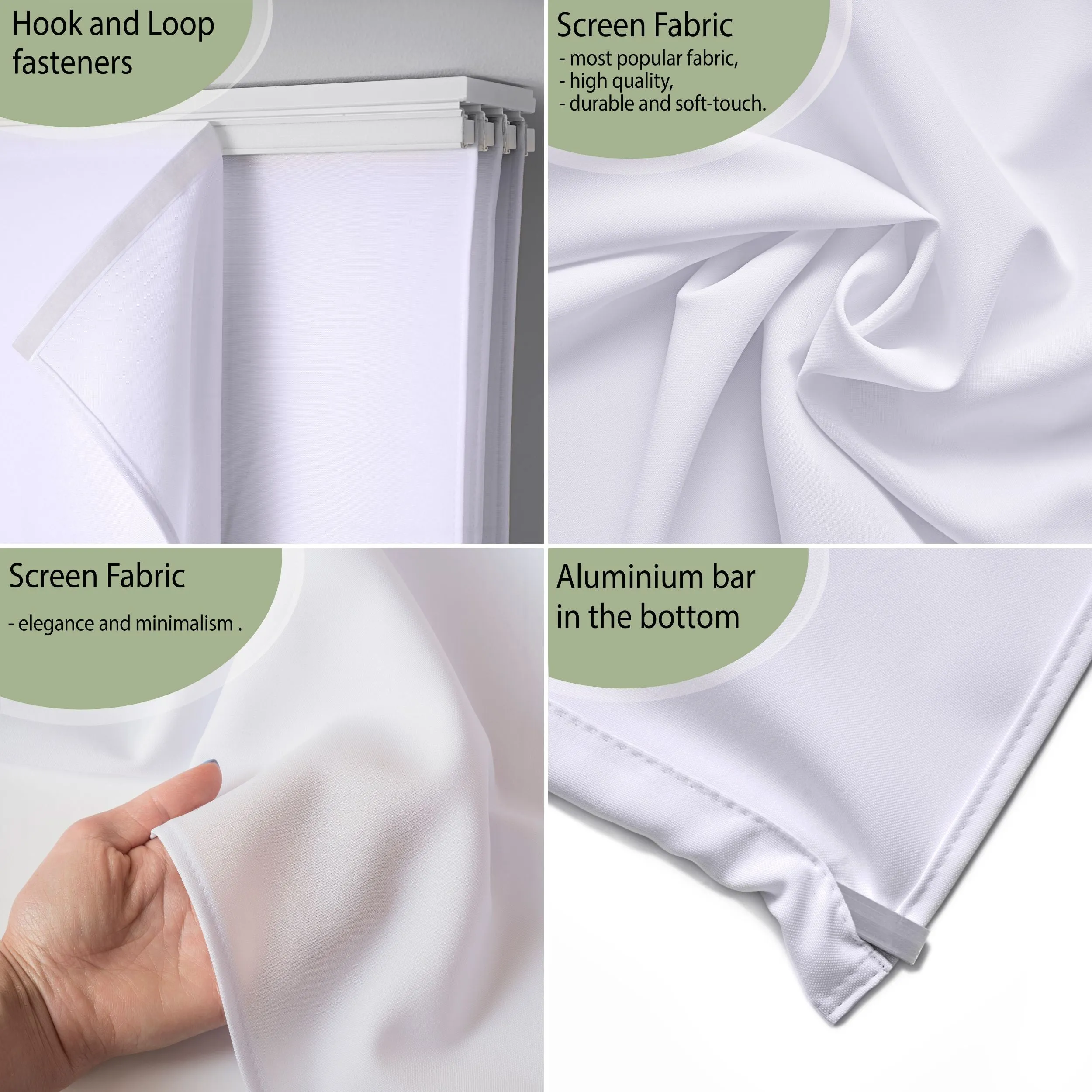 Set of 6 Sliding Panel Curtains Basketball Ball in Net