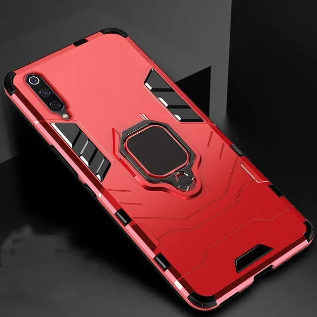 Shockproof Armor Case For Samsung Galaxy A50 A30 A20 A10 A70 Stand Holder Car Ring Phone Cover