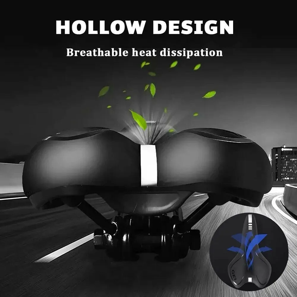 Silicone Bicycle Saddle MTB Mountain Road Bike Seat Comfortable Soft Cycling Cushion Exercise Bike Saddle for Men and Women