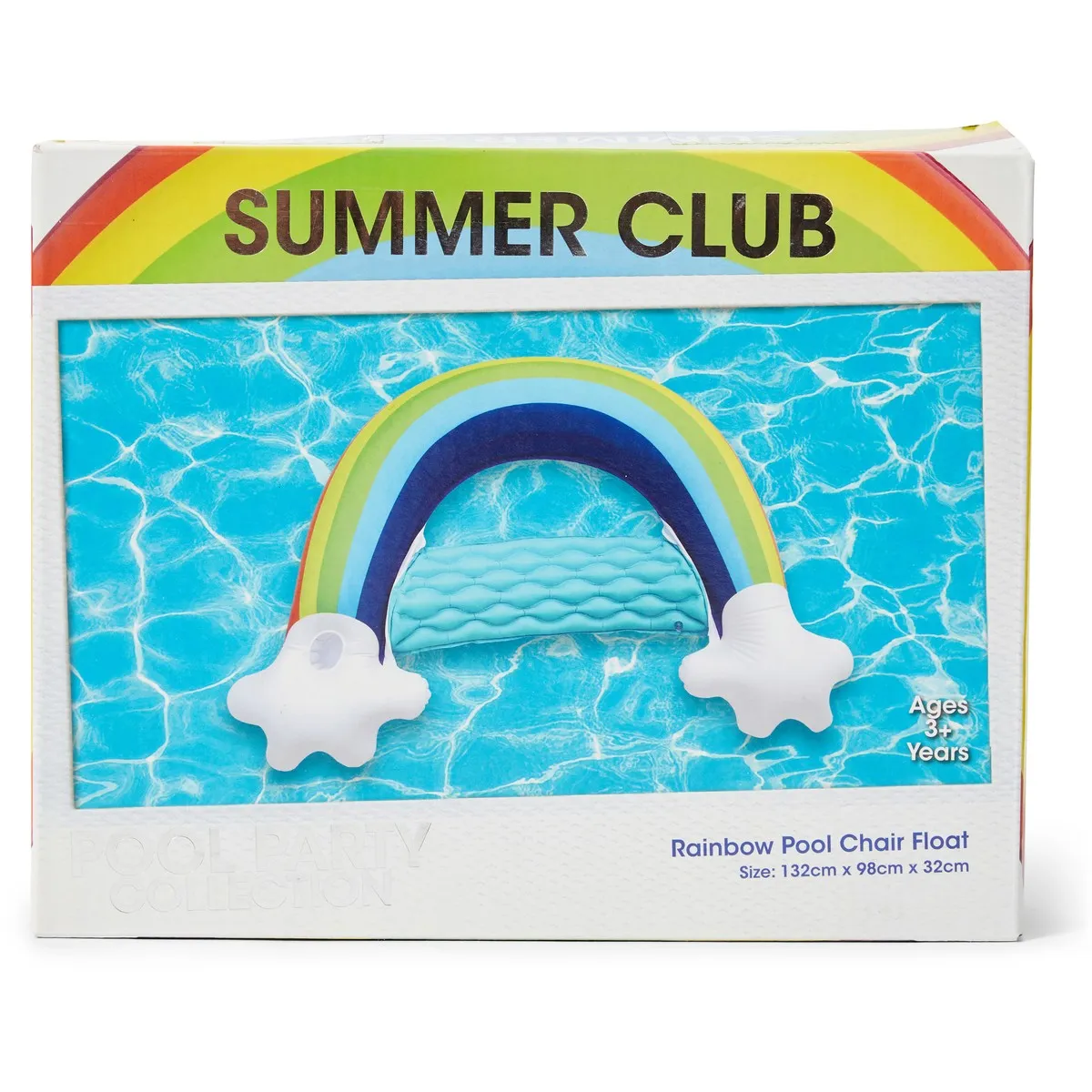 Summer Club Rainbow Chair Float Suitable for ages 3 
