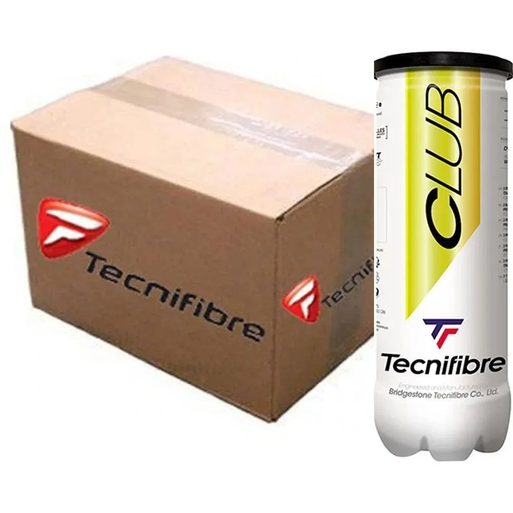 Tecnifibre Club Tennis Balls Carton (24 Cans)