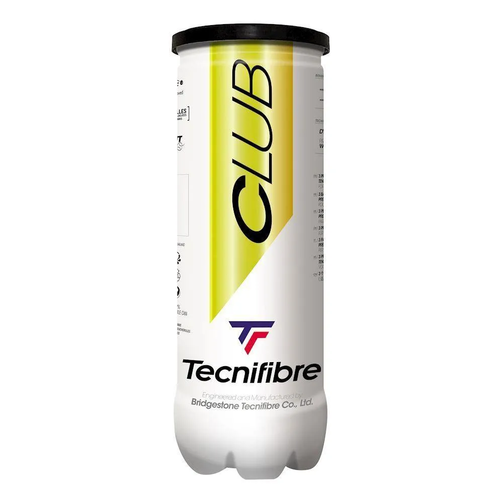 Tecnifibre Club Tennis Balls Carton (24 Cans)